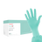 Cyntek Powder-Free Latex Exam Gloves, 100/Box (Cranberry)
