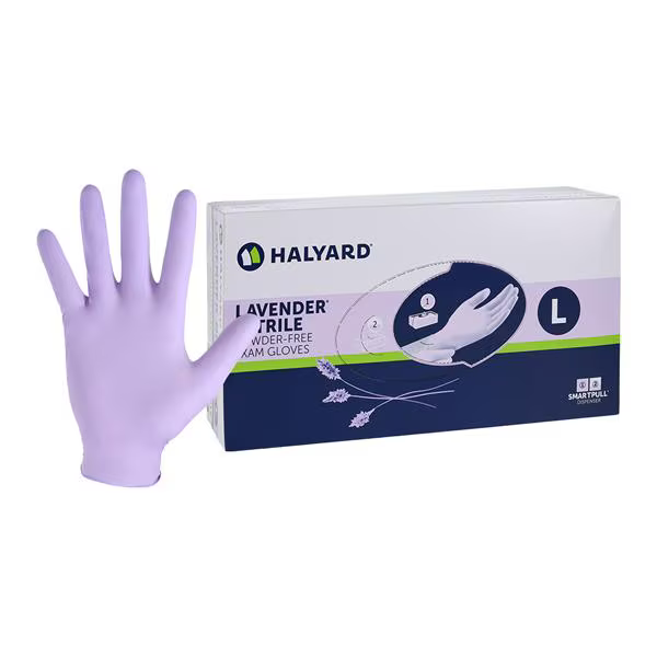 Gloves Nitrile Powder Free Textured Lavender 250/Box