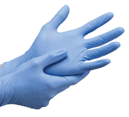 Advance Diamond Violet Blue Nitrile Gloves (100)