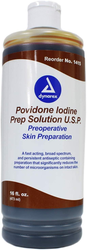 Povidone Iodine Prep Solution, 16 oz.