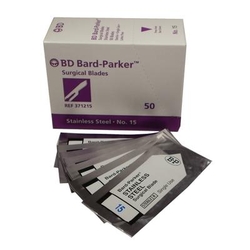 Blade #15 Stainless Steel, Sterile 10/ Pkg (Bard Parker)