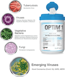 OPTIM 1 Disinfectant Wipes 6