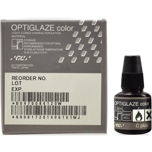 OptiGlaze Color Light-Cured Characterization Coating for Composite & Acrylic Indirect Restorations (GC America)