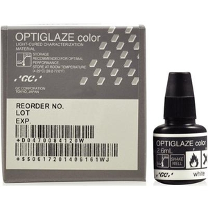 OptiGlaze Color Light-Cured Characterization Coating for Composite & Acrylic Indirect Restorations (GC America)