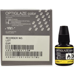 OptiGlaze Color Light-Cured Characterization Coating for Composite & Acrylic Indirect Restorations (GC America)