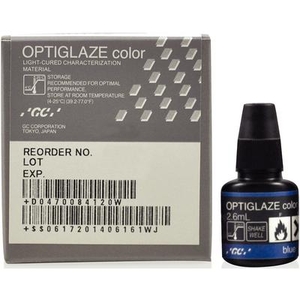 OptiGlaze Color Light-Cured Characterization Coating for Composite & Acrylic Indirect Restorations (GC America)