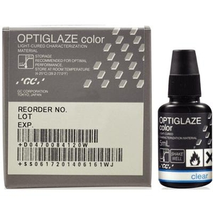 OptiGlaze Color Light-Cured Characterization Coating for Composite & Acrylic Indirect Restorations (GC America)