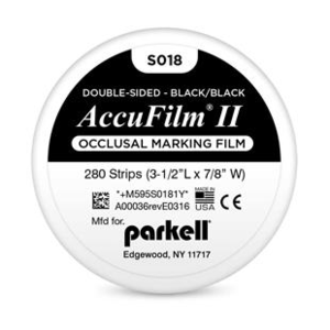 Accu-Film II Double Sided Articulating Film Precut Strips, 280/Pkg