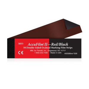 Accu-Film II Double Sided Articulating Film Precut Strips, 280/Pkg