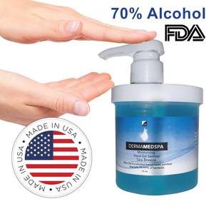 Hand Sanitizer Real 70% ALCOHOL 32oz Antiviral Antibacterial Moisturizer (NEW ITEM 10: 16oz Bottle )