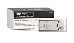 Unify Suture PTFE pack of  12 (Size: PTFE 3-0 and  18
