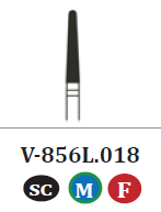 Diamond Burs Round End Taper (10) (Sky Choice)