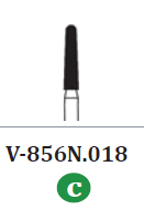 Diamond Burs Round End Taper (10) (Sky Choice)