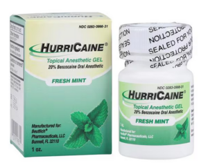 Hurricaine Gel 20% Benzocaine Topical Anesthetic, 1 oz Jar