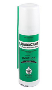 HurriCaine 20% Benzocaine Topical Anesthetic Spray 2oz