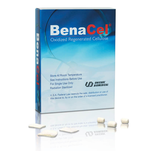Benacel Denal Dressing  (Tyoe :  5cm x 5cm Dental Dressing Oxidized Regenerated Cellulose 10/Pkg)
