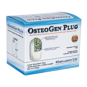 OsteoGen Plug 10mm X 20mm 5/Box