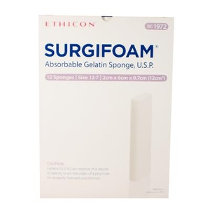 Surgifoam Absorbable Gelatin Sponges (Ethicon)