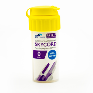 Sky Cord PLAIN 100 % Cotton  (SIZE : Sky Cord Plain #0 (Fine) PURPLE)