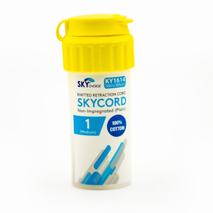 Sky Cord PLAIN 100 % Cotton  (SIZE : Sky Cord Plain #1 (med) BLUE)