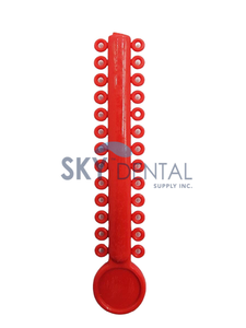 Patient Stick Ties .115 pack of 1,008  (Color: Red )