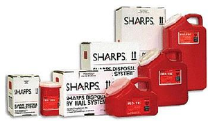 Sharps Disposal By Mail System (Size: 1x1 Gallon)