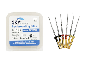 Reciprocating Files Niti 21mm Pack of 6  (Sky Choice)