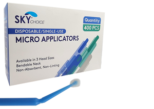 Microbrushes Applicator Brushes 400/Pkg (Sky Choice)