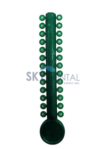Patient Stick Ties .115 pack of 1,008  (Color: Metallic Green )