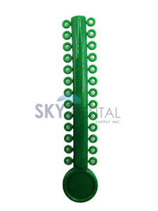 Patient Stick Ties .115 pack of 1,008  (Color: Green )
