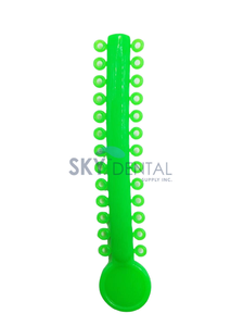 Patient Stick Ties .115 pack of 1,008  (Color: Neon Green )