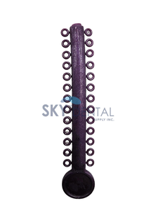 Patient Stick Ties .115 pack of 1,008  (Color: Metallic Purple )