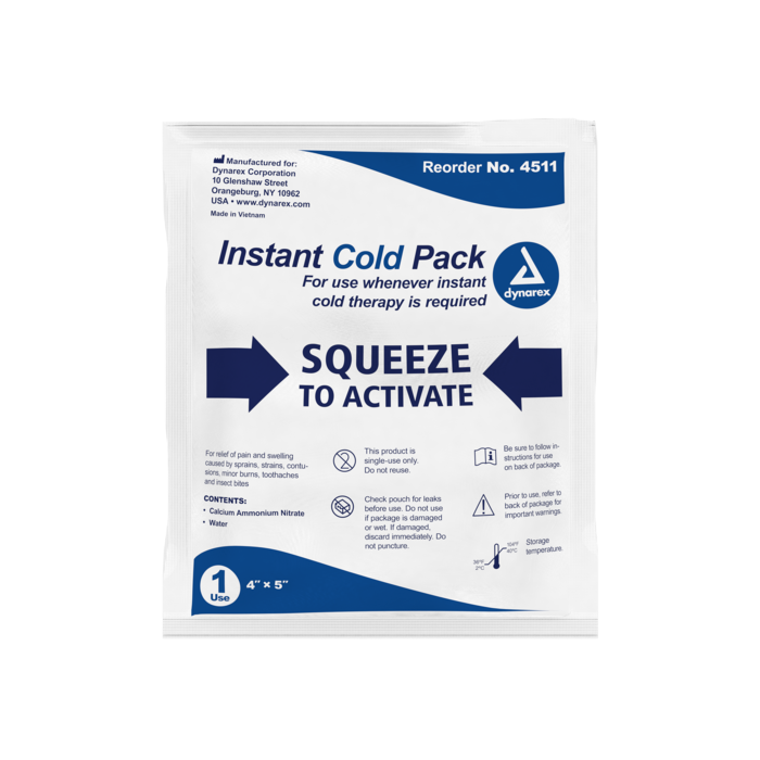 Cold Pack, 4 x 5,  Ice packs Pack of 24