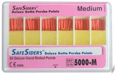 SafeSiders Deluxe Gutta Percha Med 60/pk