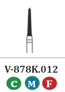 Diamond Burs Modified Chamfer (10) (Sky Choice)