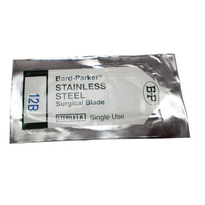 Blade #12B Stainless Steel, Sterile 50/ Pkg (Bard Parker)