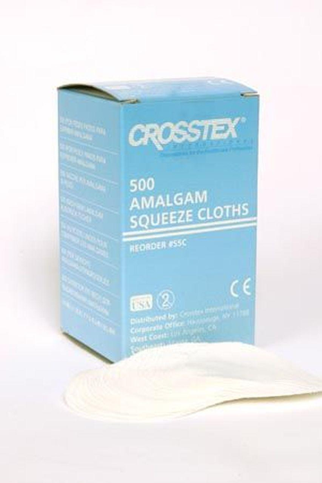 Crosstex Amalgam Squeeze Cloth 500/Box