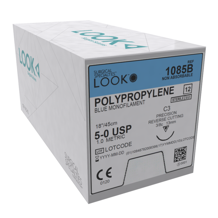 Look Sutures Polypropylene 12/Pkg